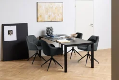 Krzesło Brenda szare ciemne