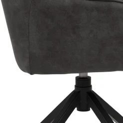 Krzesło Brenda szare tapicerowane