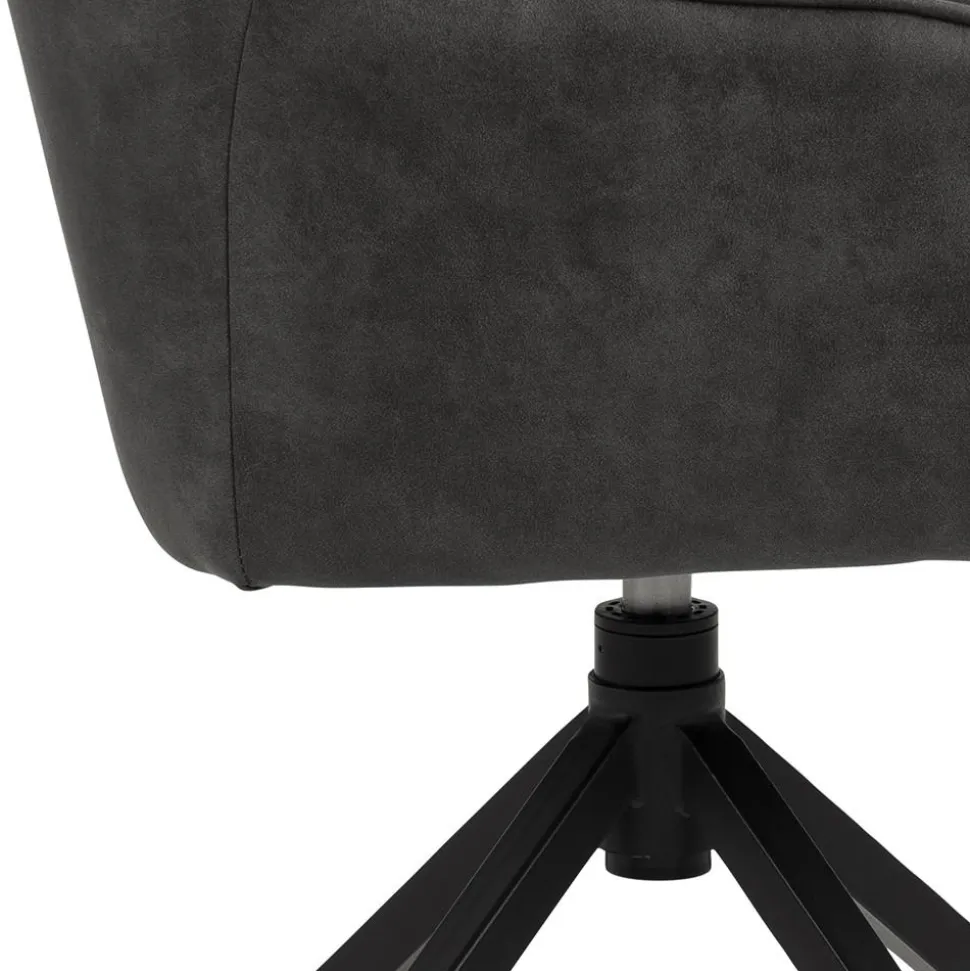 Krzesło Brenda szare tapicerowane