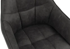 Krzesło Brenda szare tapicerowane