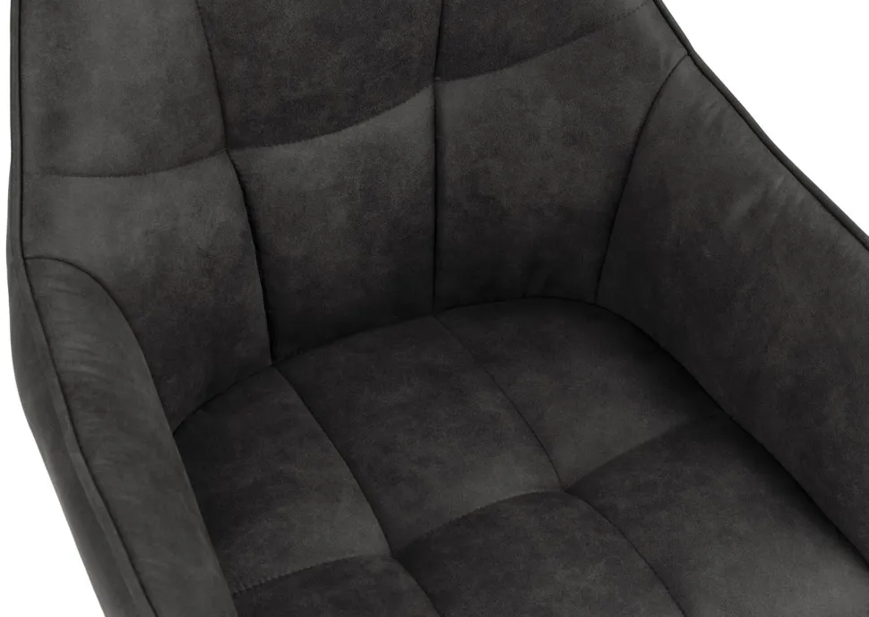 Krzesło Brenda szare tapicerowane