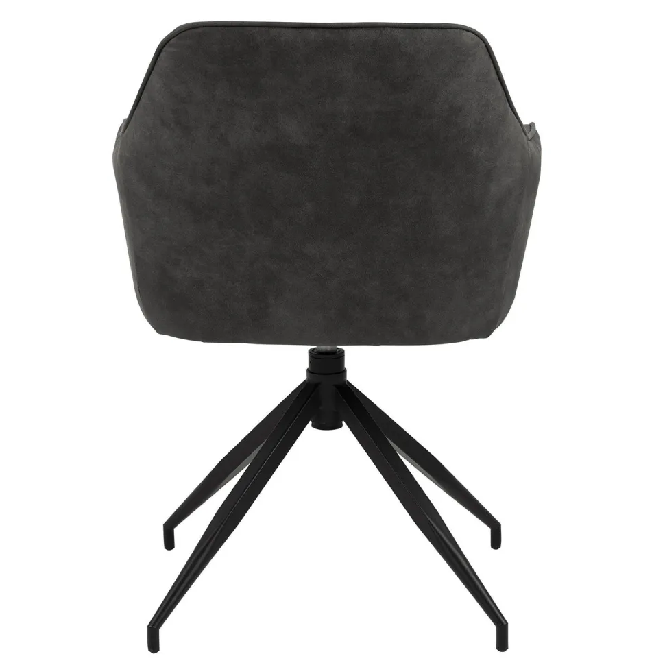 Krzesło Brenda szare tapicerowane