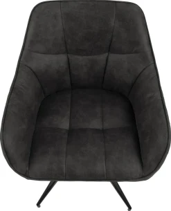 Krzesło Brenda szare tapicerowane