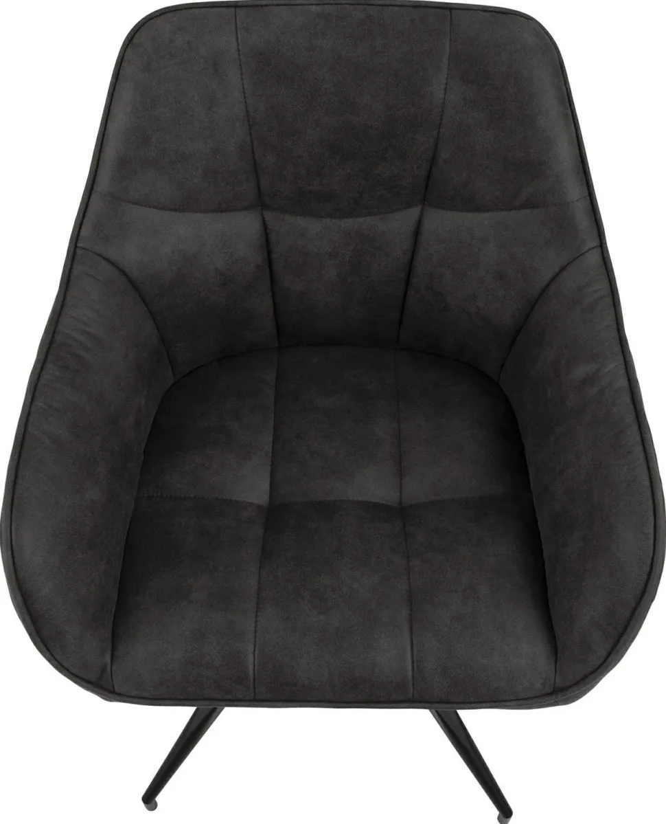 Krzesło Brenda szare tapicerowane