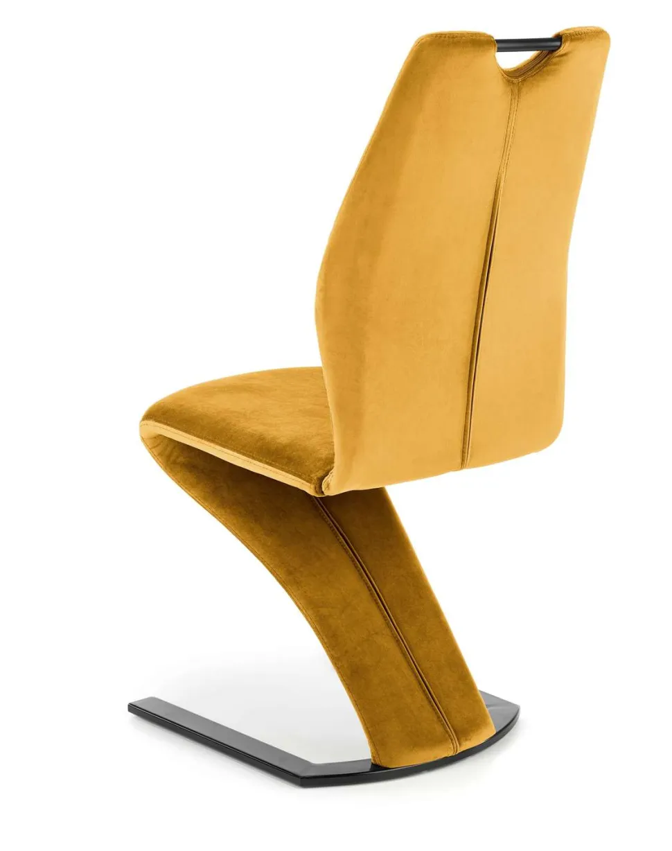 Krzesło Brigitte musztardowe