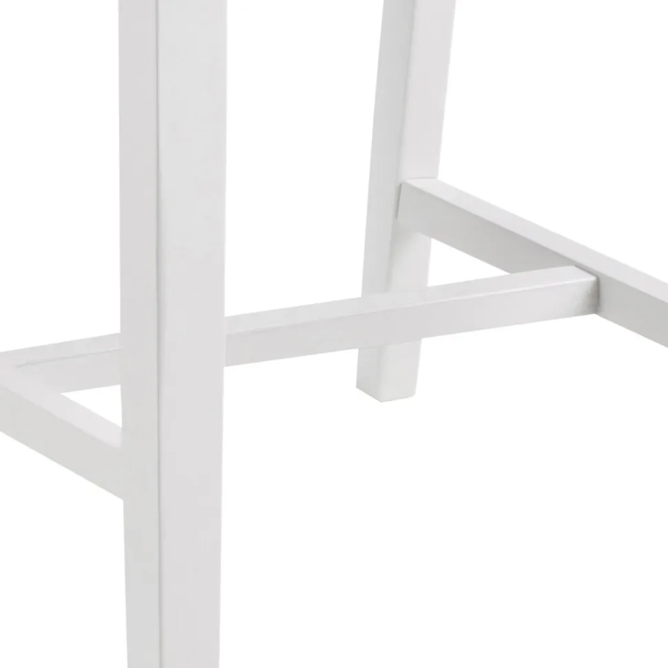 Krzesło Brisbane białe drewniane