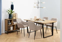 Krzesło Brooke beżowe Monza tapicerowany