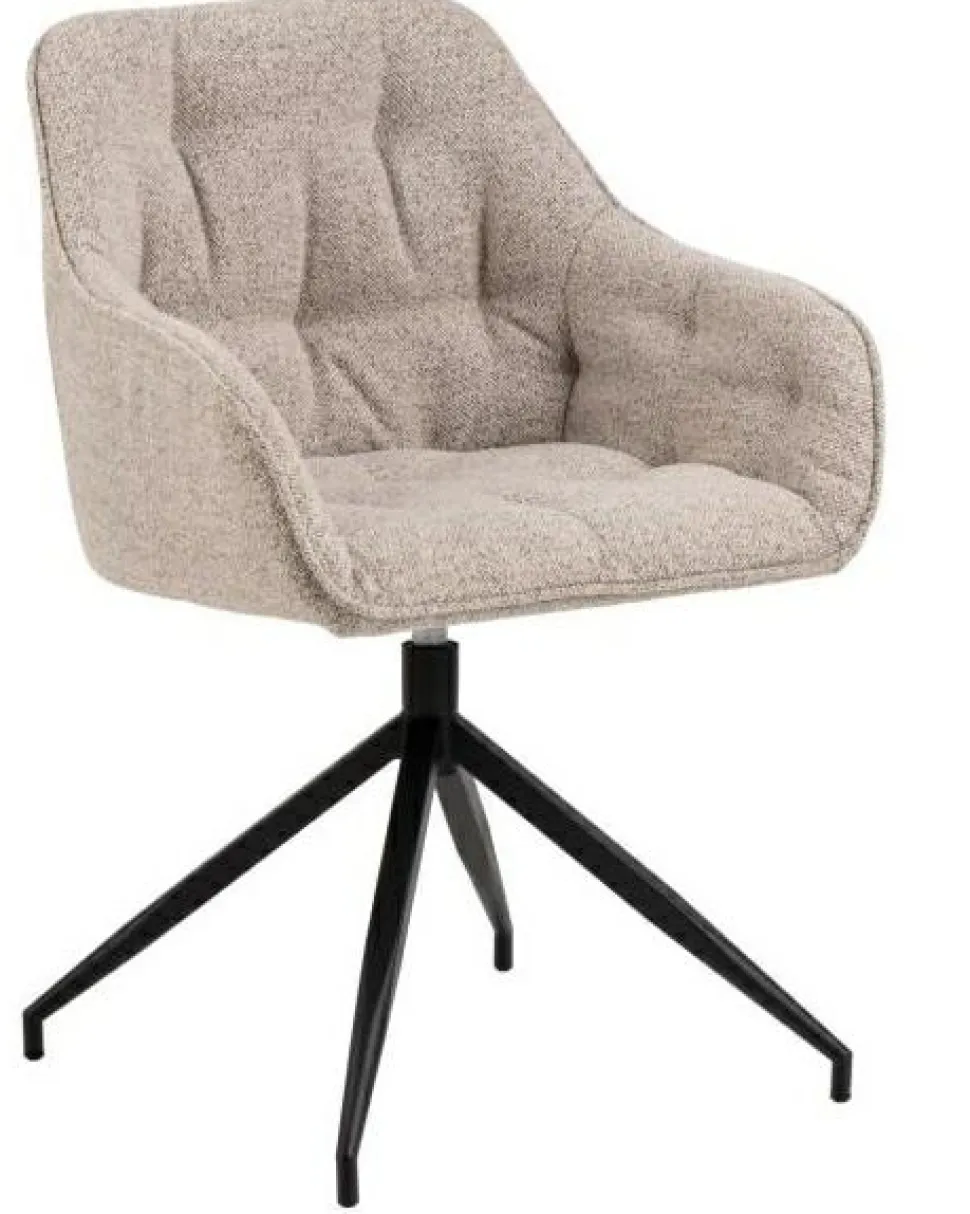 Krzesło Brooke obrotowe beżowe Monza