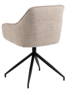 Krzesło Brooke obrotowe beżowe Monza