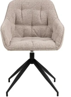 Krzesło Brooke obrotowe beżowe Monza