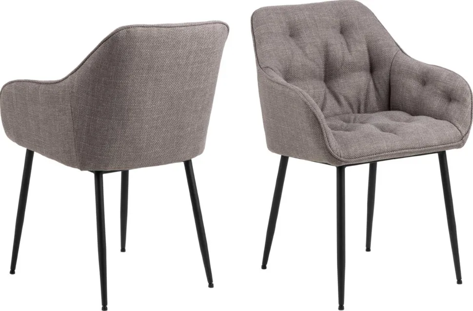 Krzesło Brooke szary jasny