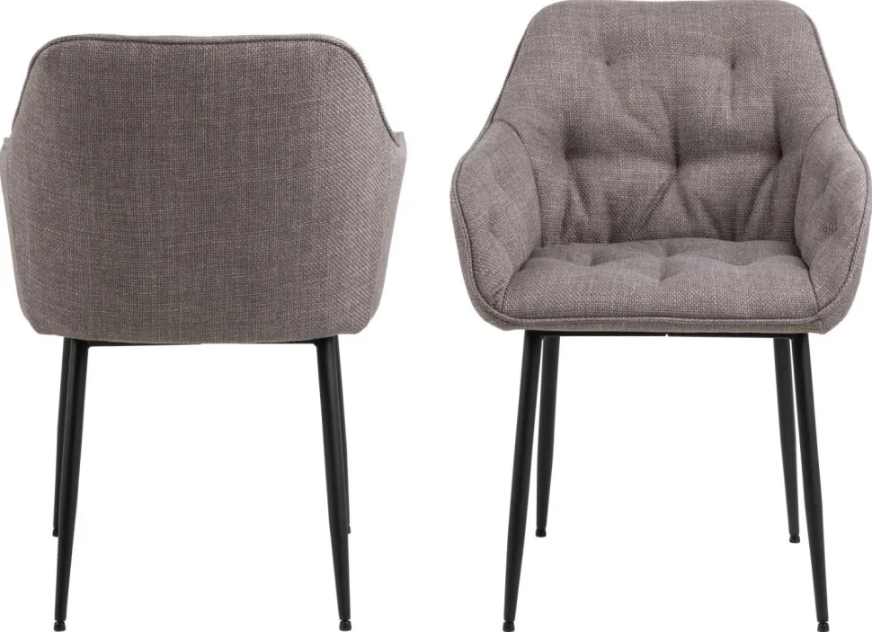 Krzesło Brooke szary jasny