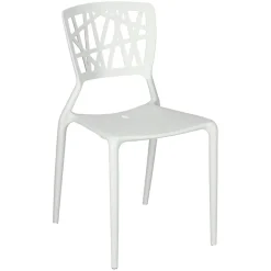 Krzesło Bush inspirowane Viento Chair białe