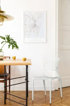 Krzesło Bush inspirowane Viento Chair białe