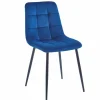 Krzesło Caro Velvet niebieskie