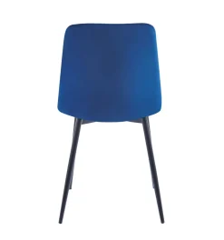 Krzesło Caro Velvet niebieskie