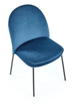 Krzesło Cecile granatowe