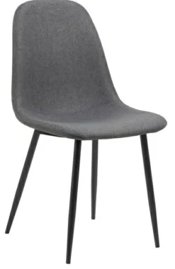 Krzesło Celia szare ciemne/ czarne