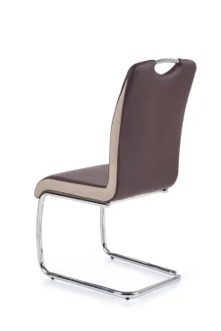 Krzesło Champagne brązowe PU