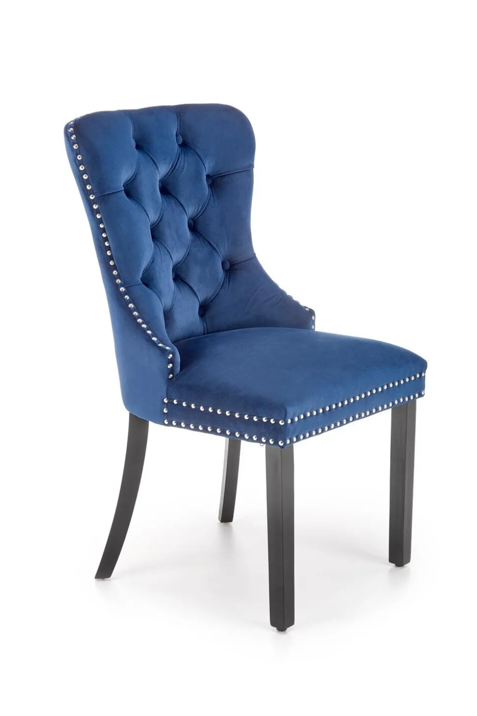Krzesło Charlotte granatowe/czarne