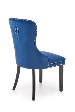 Krzesło Charlotte granatowe/czarne