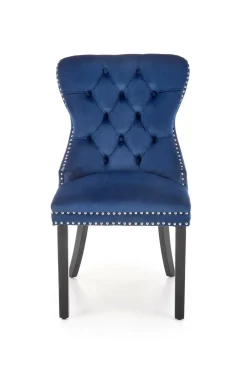 Krzesło Charlotte granatowe/czarne