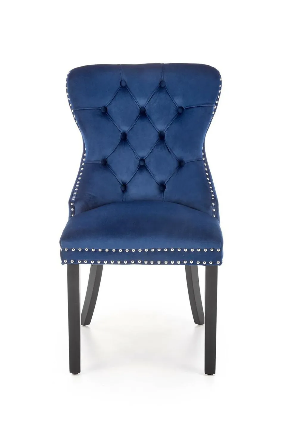 Krzesło Charlotte granatowe/czarne
