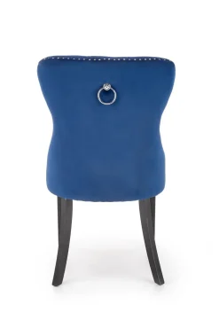 Krzesło Charlotte granatowe/czarne