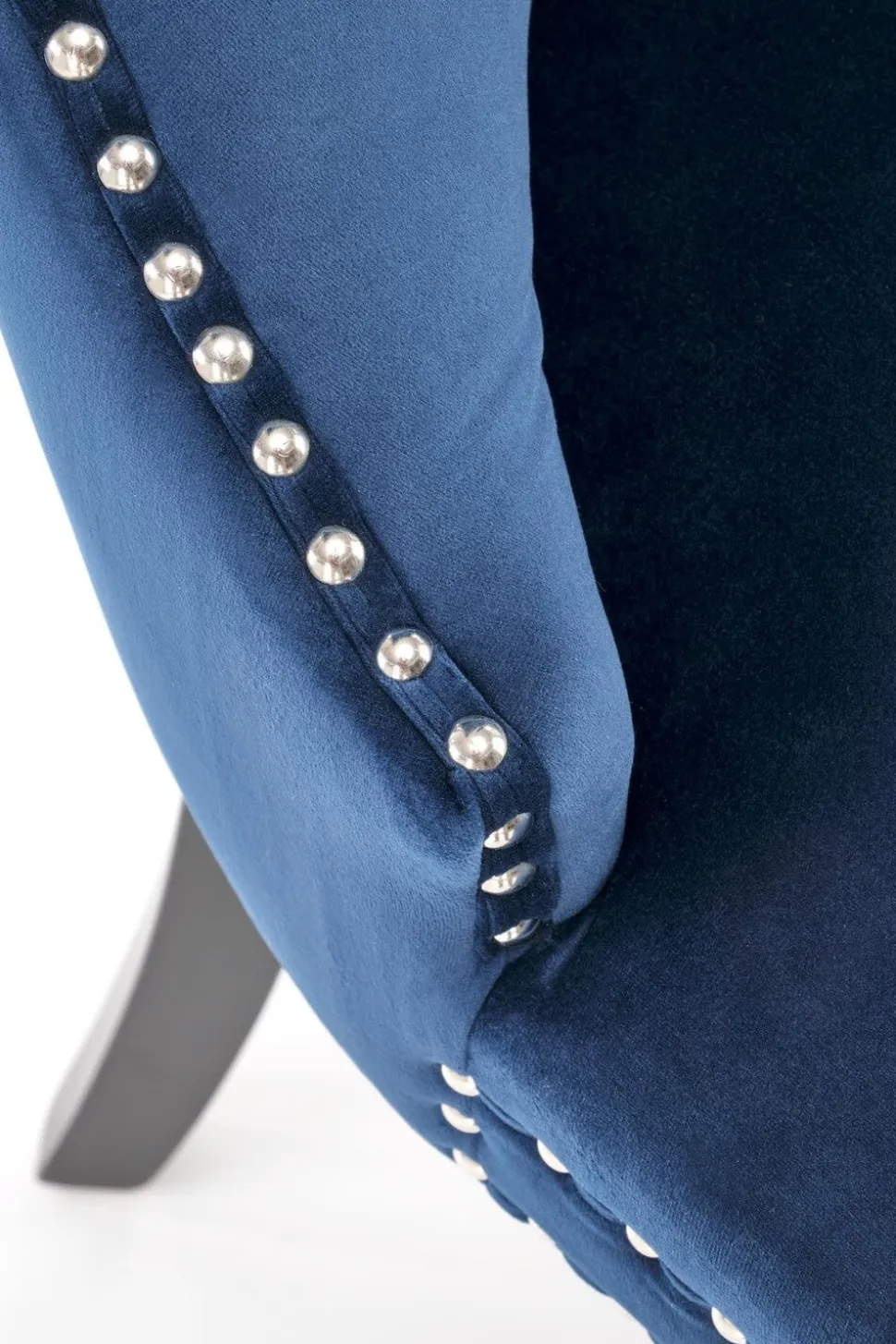 Krzesło Charlotte granatowe/czarne