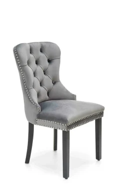 Krzesło Charlotte szare/czarne