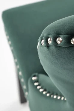 Krzesło Charlotte zielone/czarne