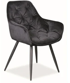 Krzesło Cheer Velvet - czarny Bluvel 19