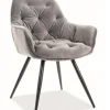 Krzesło Cheer Velvet - szary Bluvel 14