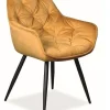 Krzesło Cheer Velvet - żółty Bluvel 68