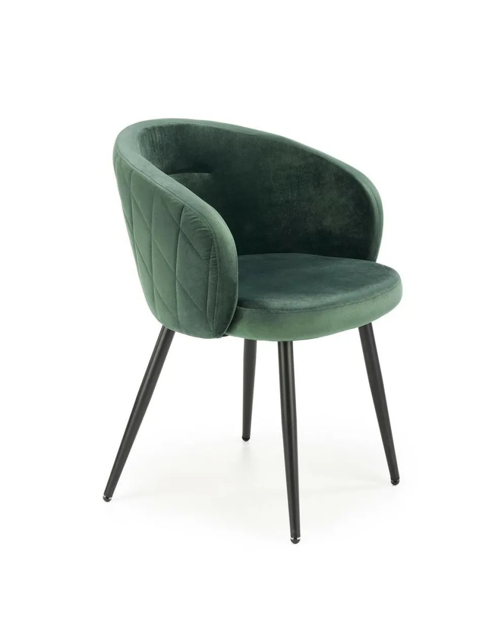 Krzesło Claude zielone