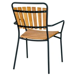 Krzesło Cleveland tekowe/ czarne