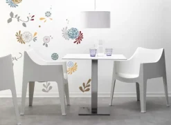 Krzesło Coccolona antracyt z tworzywa