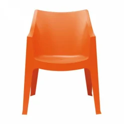 Krzesło Coccolona pomarańczowe