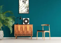 Krzesło Codo inspirowane Elbow Chair naturalny/czarny drewniane