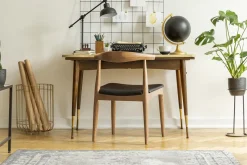 Krzesło Codo inspirowane Elbow Chair naturalny/czarny drewniane