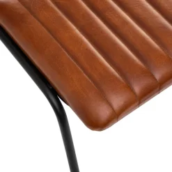 Krzesło Dario skóra brązowe