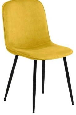 Krzesło Delmy żółte