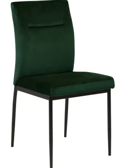Krzesło Demi dark green tapicerowane