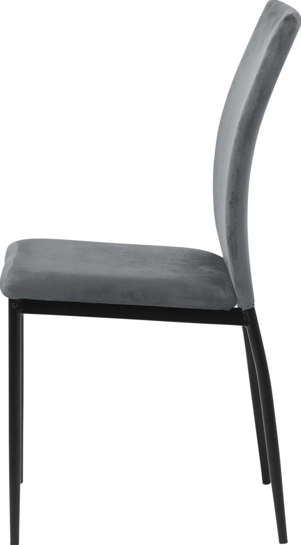 Krzesło Demina dark grey tapicerowane