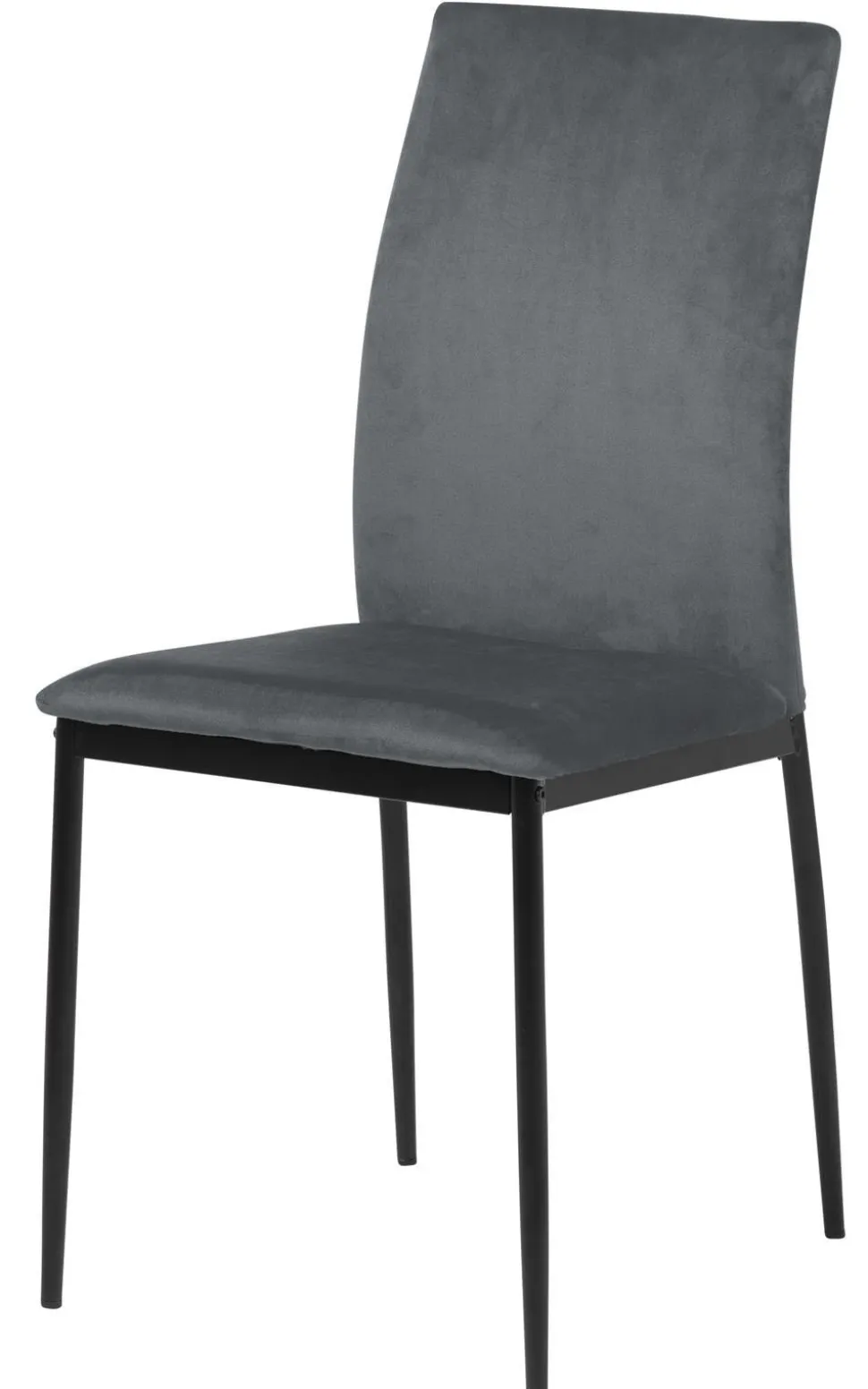 Krzesło Demina dark grey tapicerowane