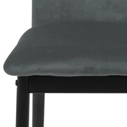 Krzesło Demina dark grey tapicerowane