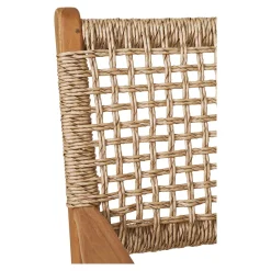 Krzesło Derby z podłokietnikami tekowe  naturalne