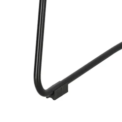 Krzesło Dill z poduszką Black metalowe