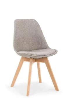 Krzesło Dimi szare jasne/buk