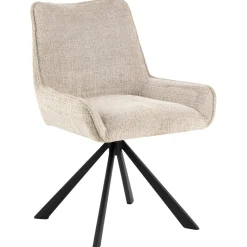 Krzesło Eddie obrotowe beżowe Juto 4